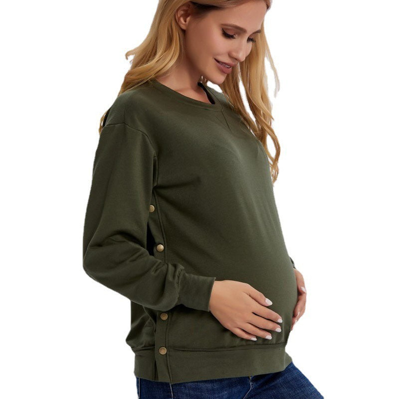 Nieve Long Sleeve Maternity Top