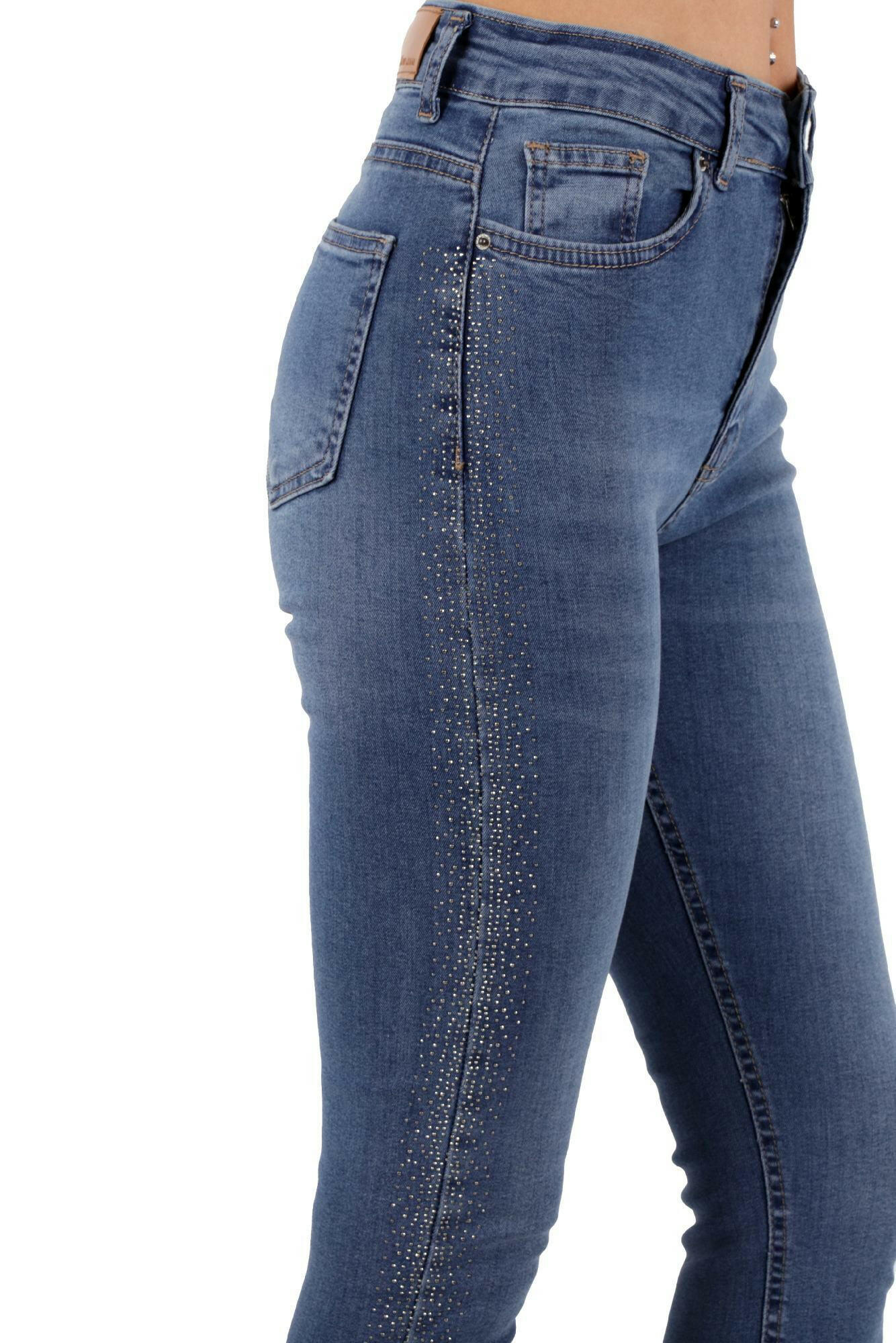 Stylish and Comfortable Skinny Blue Color Isla Jeans for Women's - Pinkpie