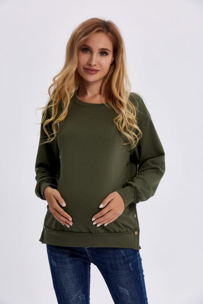 Nieve Long Sleeve Maternity Top