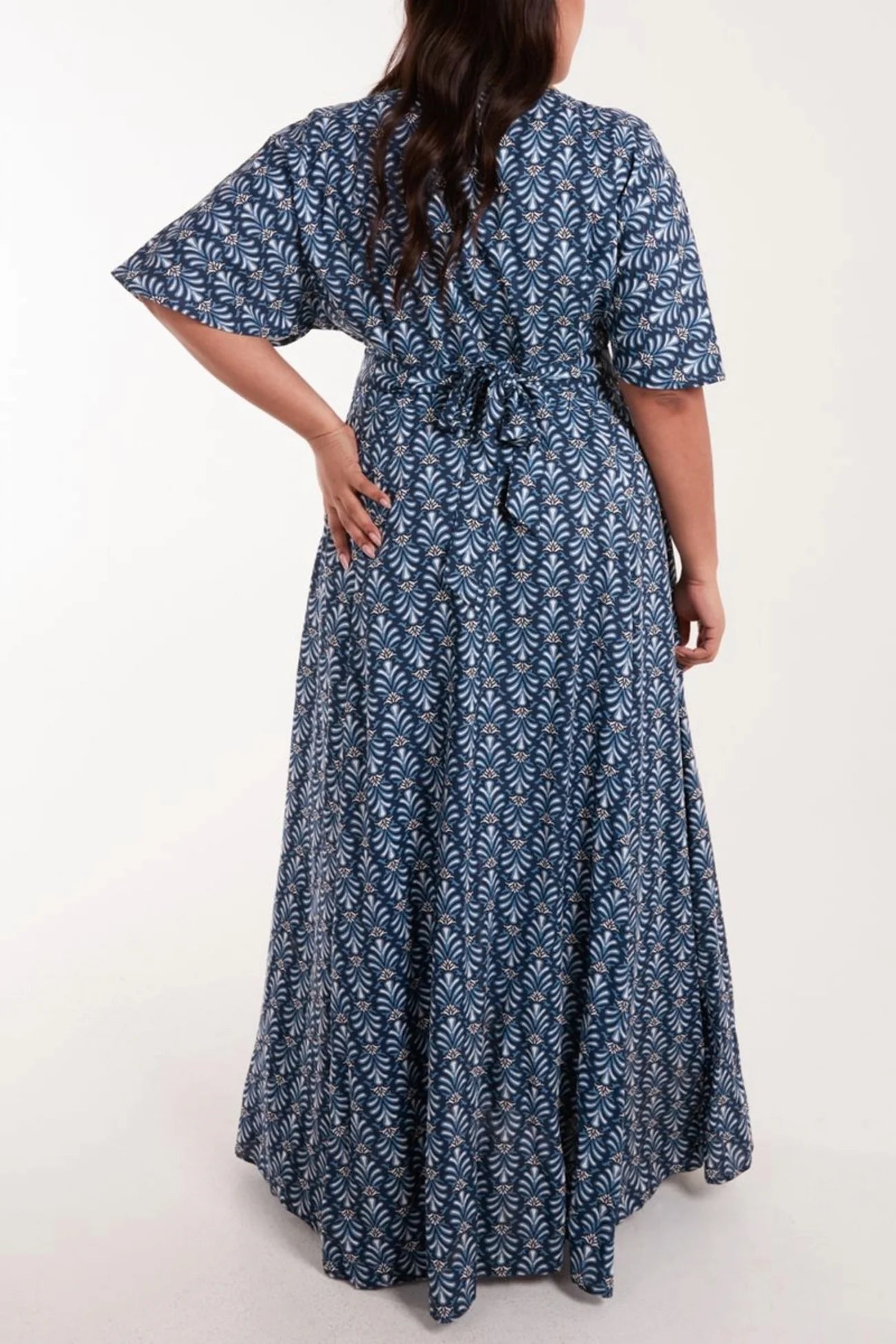 Fleur Button through Dress - PLUS SIZE