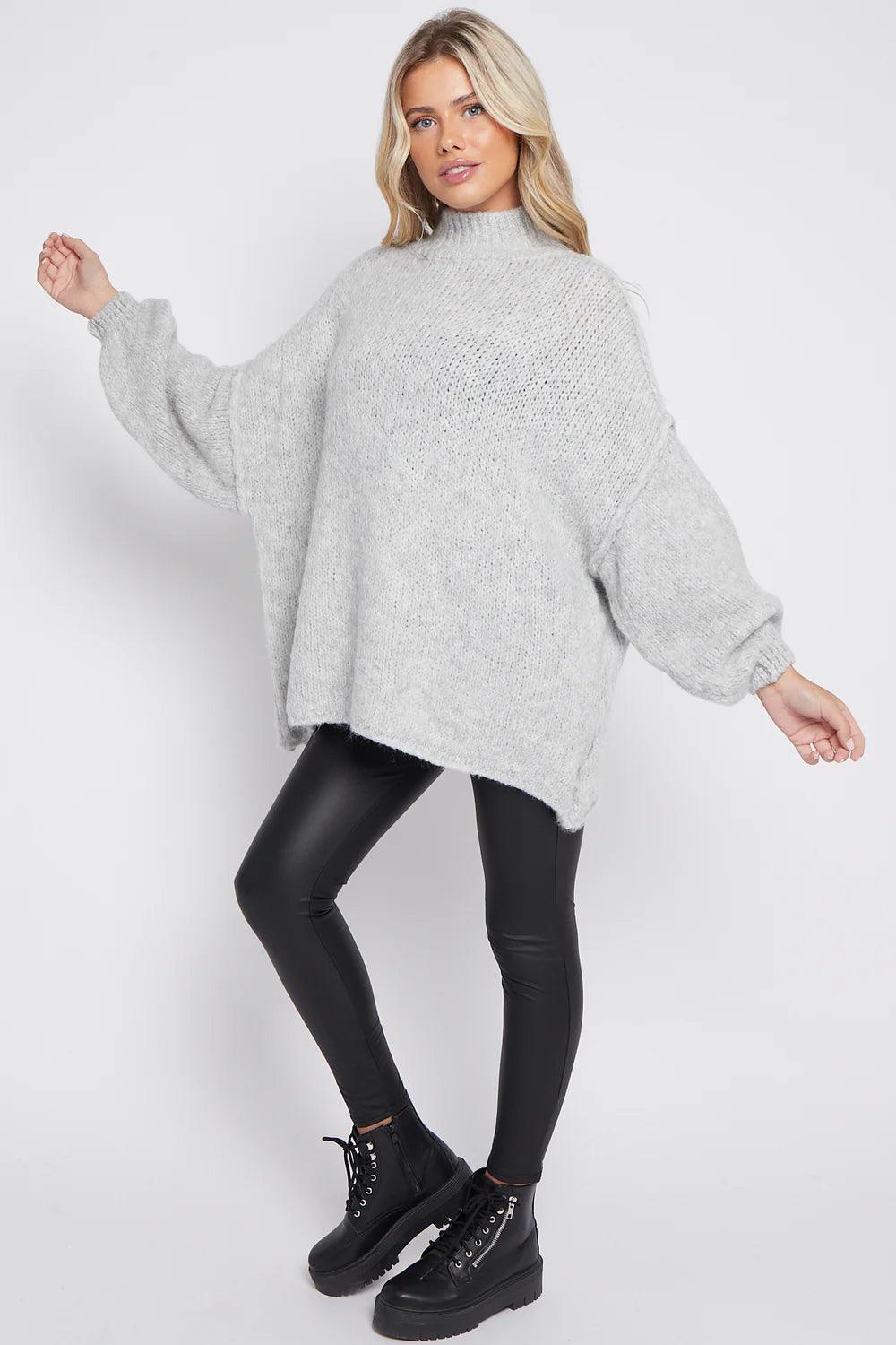 Allegra Bubble Sleeve Jumper - Pinkpie