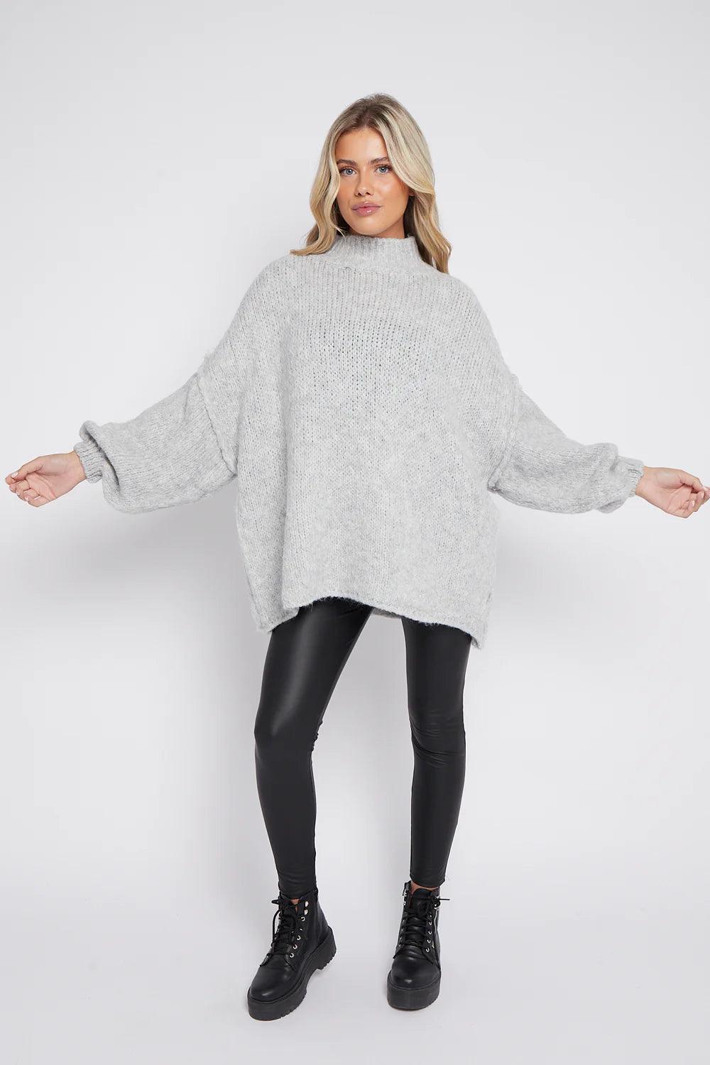 Allegra Bubble Sleeve Jumper - Pinkpie