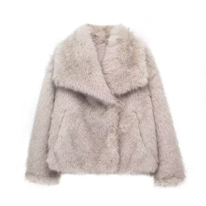 Annalise Faux Fur Coat - Pinkpie