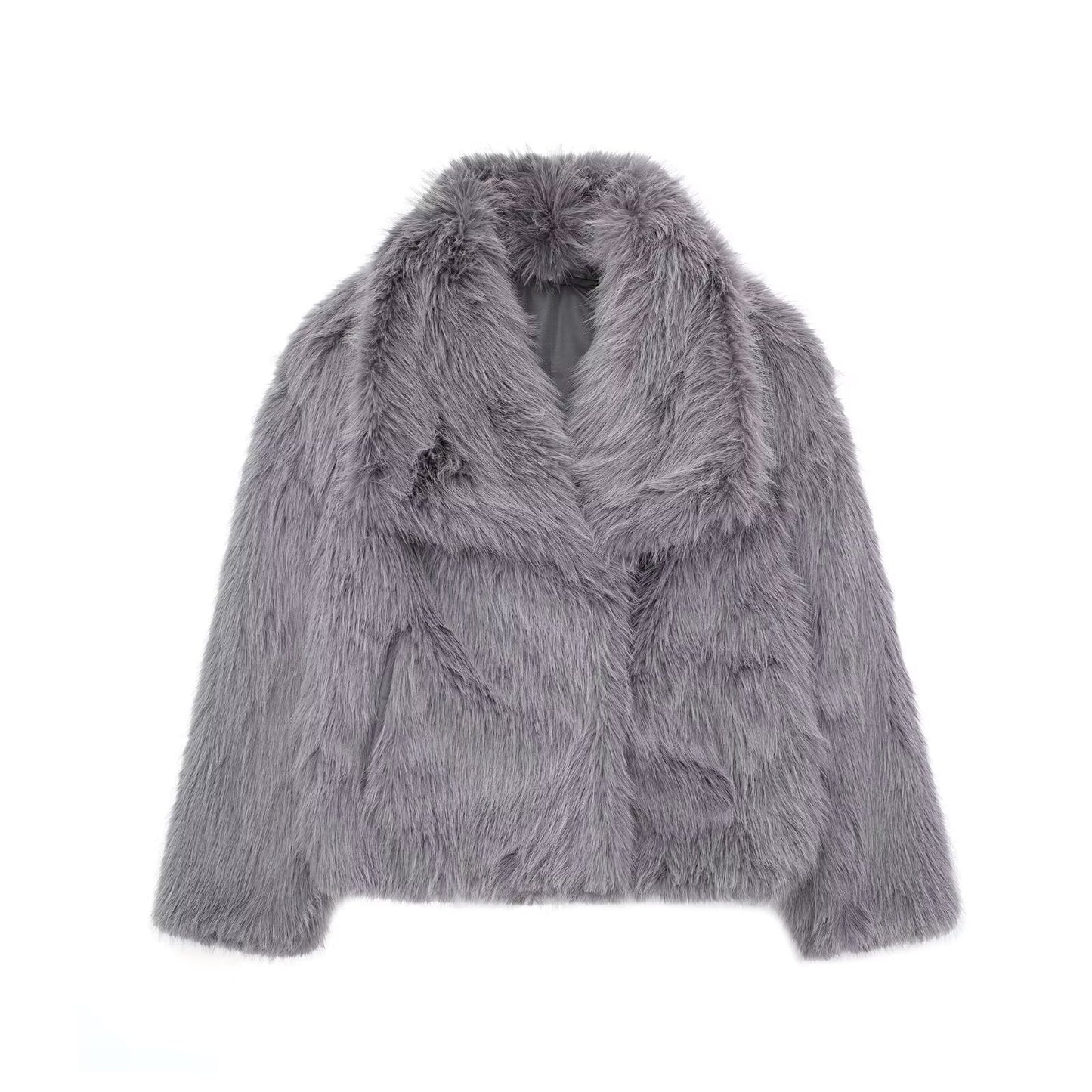 Annalise Faux Fur Coat - Pinkpie