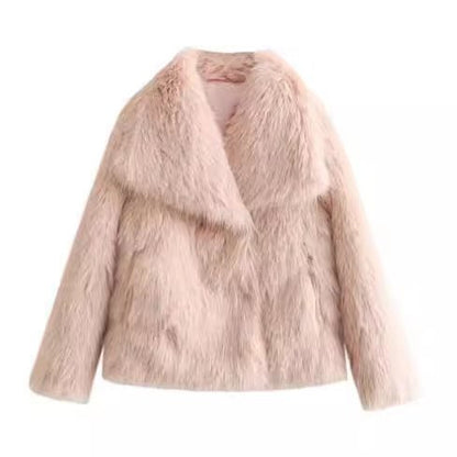 Annalise Faux Fur Coat - Pinkpie