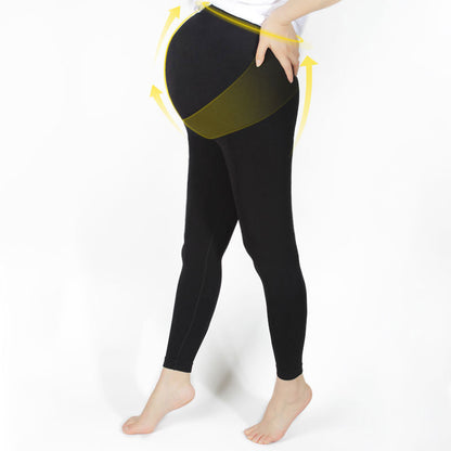 High Waist Elastic Seamless Body Shaping Maternity Leggings