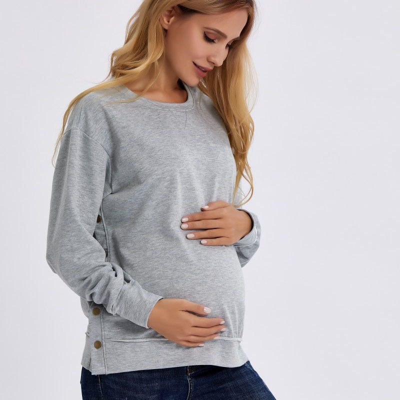 Nieve Long Sleeve Maternity Top