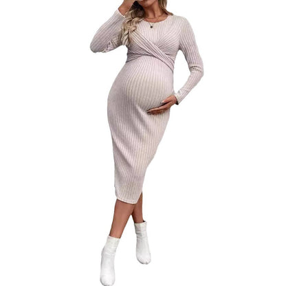 Izzy Long Sleeve Maternity Dress