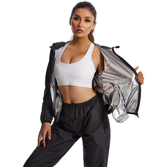 Karma Gymwear Jacket and Trouser Set - Pinkpie