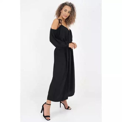 Luna Belted Maxi Cotton Dress - Pinkpie