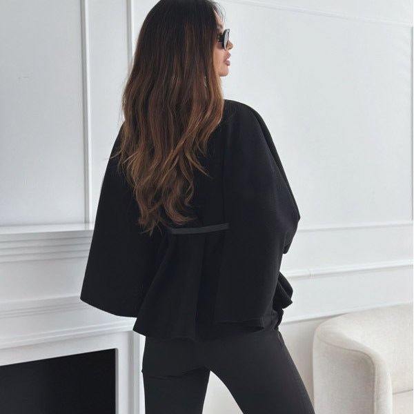 Nieve Batwing Sleeve Cloak with Belt - Pinkpie