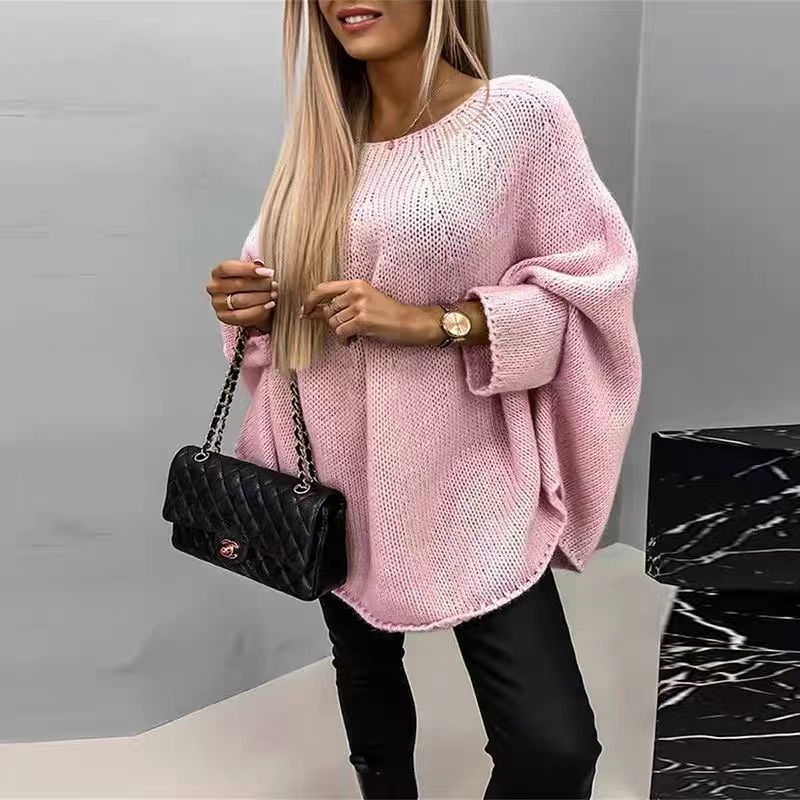 Nita Batwing Sleeve Pullover Jumper - Pinkpie