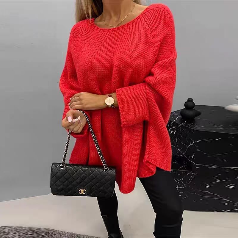 Nita Batwing Sleeve Pullover Jumper - Pinkpie